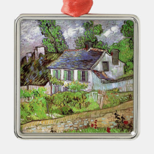 Houses in Auvers,Vincent van Gogh. Metal Ornament
