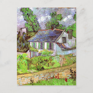 Houses in Auvers, Vincent van Gogh Postcard