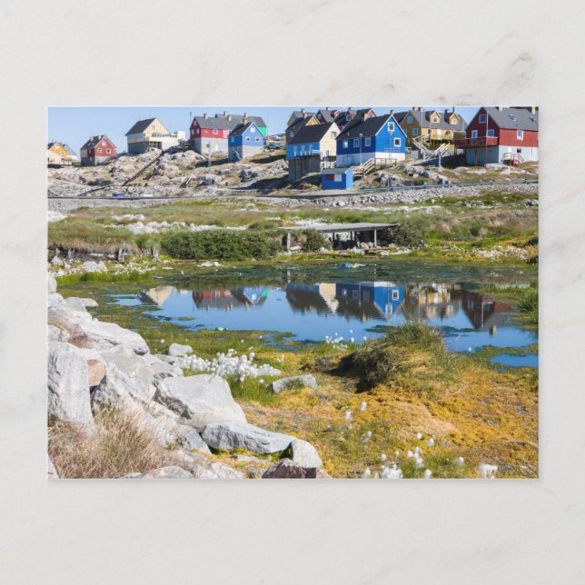 Houses in Greenland Postcard (Front)