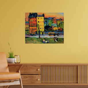 Houses in Munich by Kandinsky Poster