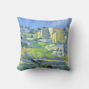 Houses in Provence Paul Cezanne Cushion