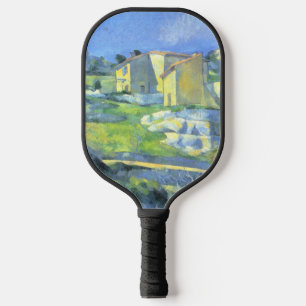 Houses in Provence Paul Cezanne Pickleball Paddle