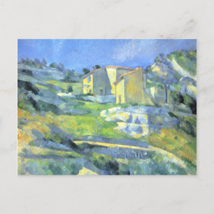 Houses in Provence Paul Cezanne   Postcard