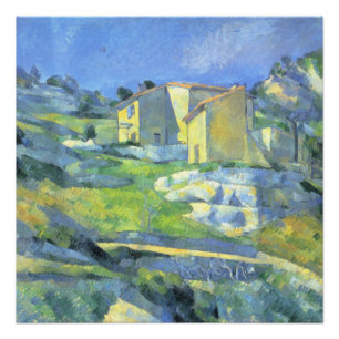 Houses in Provence Paul Cezanne Poster