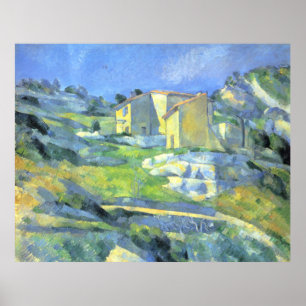 Houses in Provence Paul Cezanne   Poster