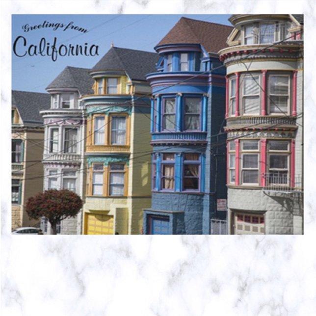Houses in San Francisco California Postcard (Creator Uploaded)