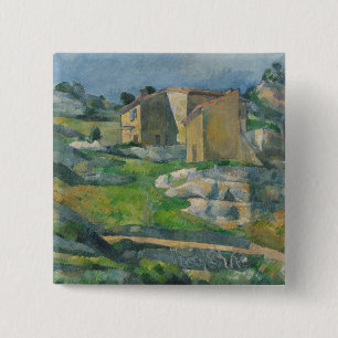 Houses in the Provence: The Riaux Valley 15 Cm Square Badge