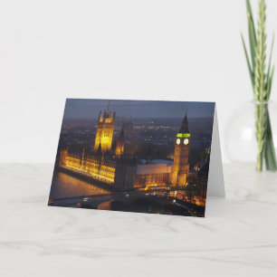 Houses of Parliament, Big Ben, Westminster Card