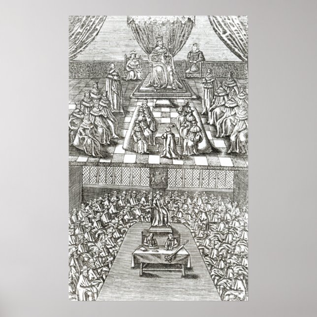 Houses of Parliament in 1640 Poster (Front)