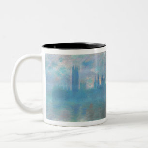 Houses of Parliament, London by Claude Monet Two-Tone Coffee Mug