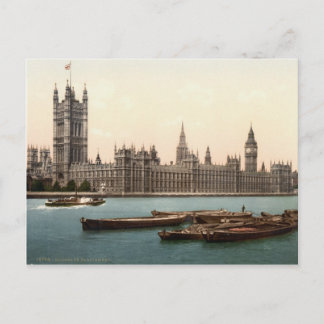 Houses of Parliament, London c.1895 Postcard