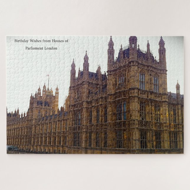 Houses of Parliament London. Jigsaw Puzzle (Horizontal)