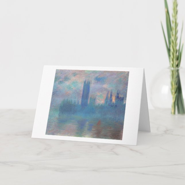 Houses of Parliament (London), Monet Card (Front)