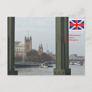 Houses of Parliament, London United Kingdom Postcard