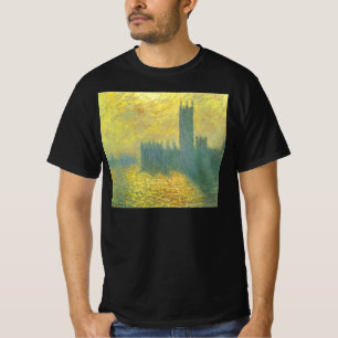 Houses of Parliament, Stormy Sky by Claude Monet T-Shirt