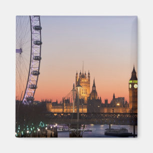 Houses of Parliament & the London Eye Magnet