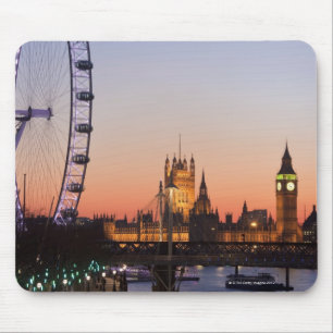 Houses of Parliament & the London Eye Mouse Pad