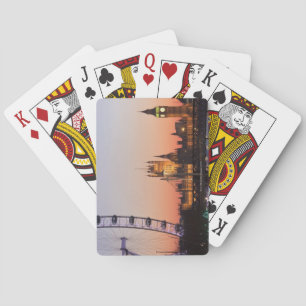 Houses of Parliament & the London Eye Playing Cards