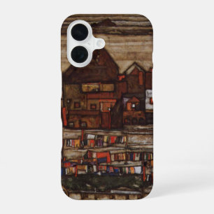 Houses with Laundry by Egon Schiele iPhone 16 Case