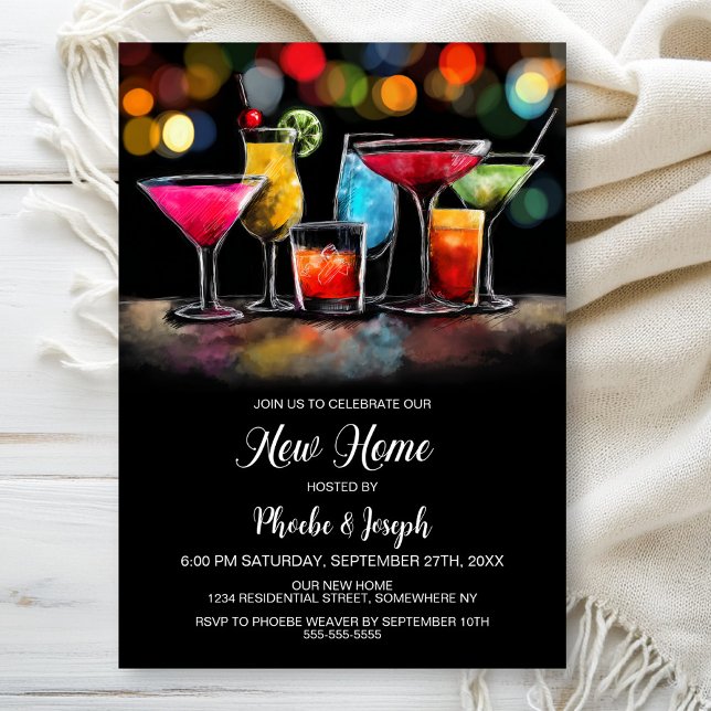 Housewarming Cocktail Party Invitation (Creator Uploaded)