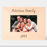 Housewarming Family Custom wooden photo frame<br><div class="desc">Housewarming  Family Custom wooden photo frame Etched Frames</div>