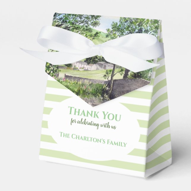 Housewarming Farmhouse Thirlmere Lake District UK Favour Box (Front Side)