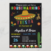 Housewarming Fiesta Party Invitation