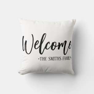 Housewarming Gift / Family Name custom / Personal Cushion