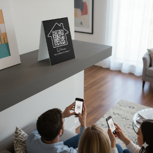 Housewarming Gift   Personalised WiFi QR Code