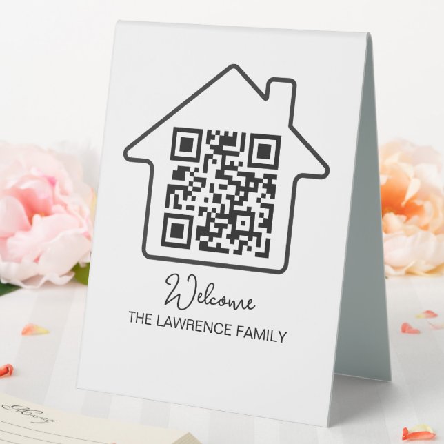 Housewarming Gift | Personalised WiFi QR Code (In SItu (Wedding))