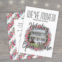 Housewarming Holiday Open House Party Invitation