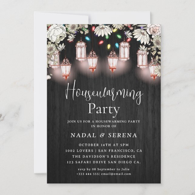 Housewarming  Invitation (Front)