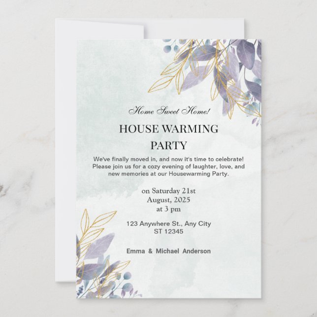  Housewarming Invitation Card (Front)
