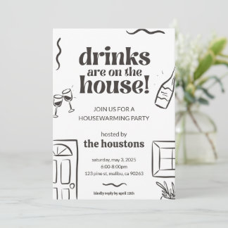 Housewarming Invitation House Warming Invite House