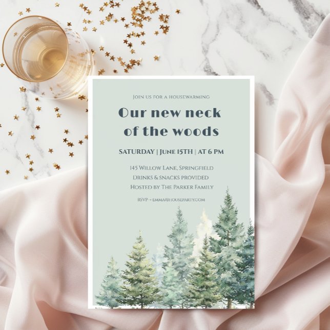 Housewarming Invitation Our New Neck of the Woods (Creator Uploaded)