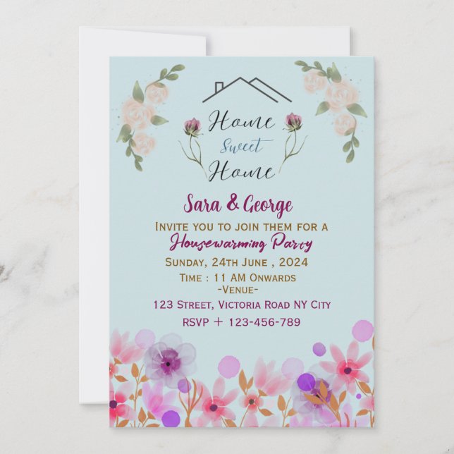Housewarming Invitations  (Front)