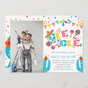 Housewarming New Home Ole Ole Fiesta Photo Invitation