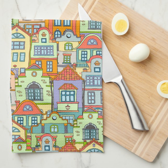 Housewarming New House Home Tea Towel (Quarter Fold)