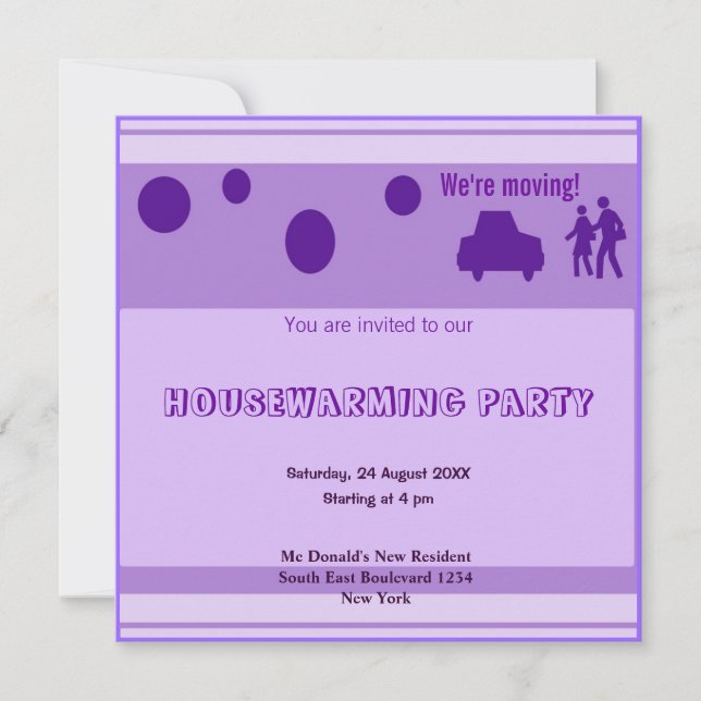 Housewarming Party Invitation (Front)