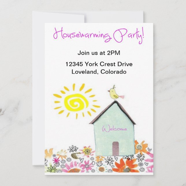 Housewarming Party! Invitation (Front)