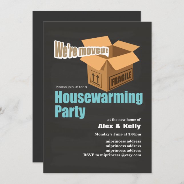 Housewarming Party invitation (Front/Back)