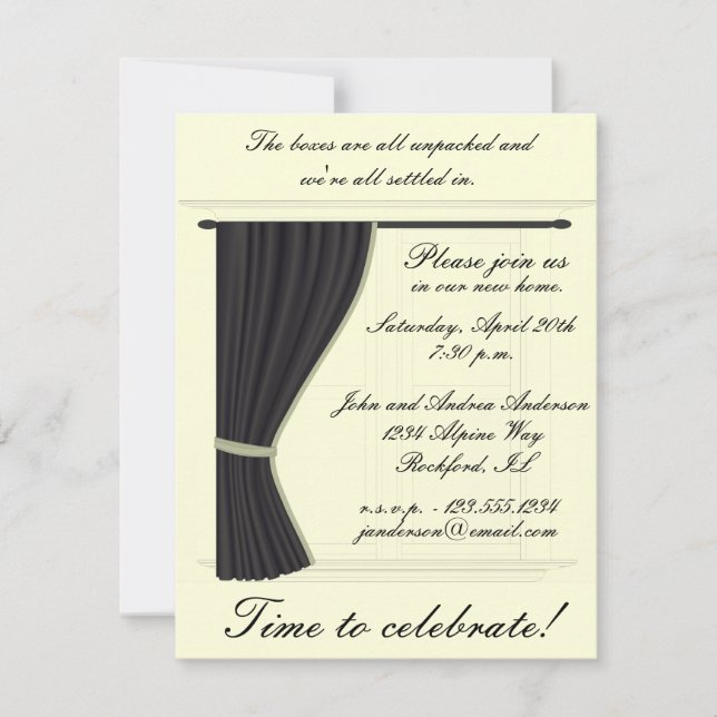 Housewarming Party Invitation (Front)