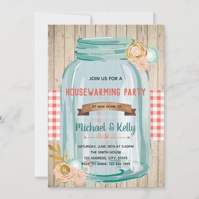 Housewarming party invitation (Front)