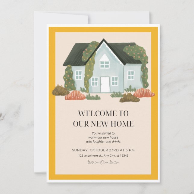 Housewarming Party Invitation, Housewarming Invite (Front)