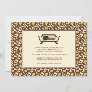 Housewarming Party Invitation {Leopard Print}
