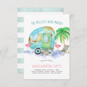 Housewarming Party Invitation   Watercolor Trailer