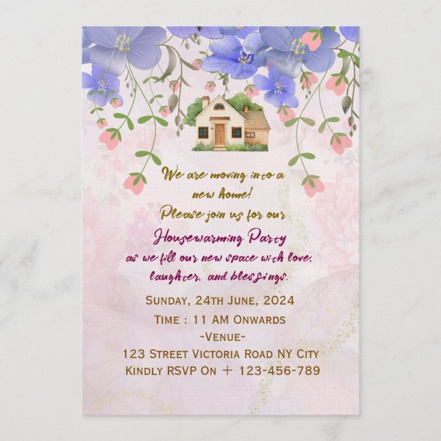 Housewarming Party Invitations  (Front)