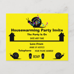 Housewarming Party   Moving Home   Funny Invite