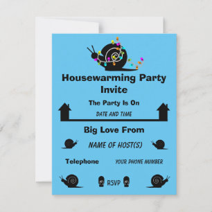 Housewarming Party Moving Home Funny Invite