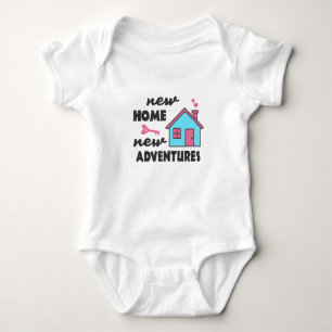 Housewarming party New Home New Adventures Baby Bodysuit